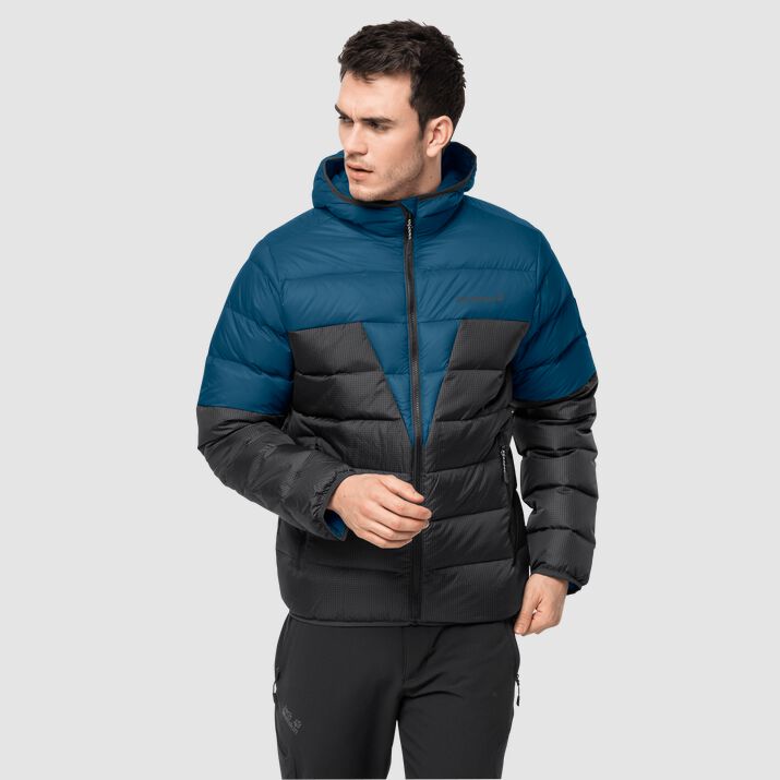 Jack Wolfskin Mens Dna Tundra Down Jacket Navy 074925NKD